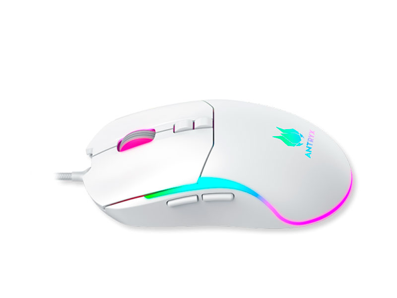 MOUSE ANTRYX GAMING RGM-M760WE USB WHITE