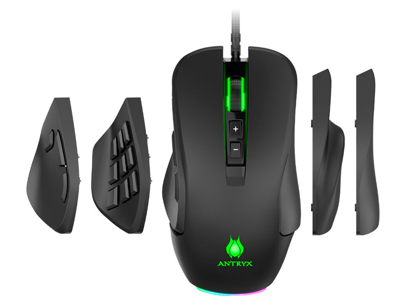MOUSE ANTRYX GAMING XCALIBUR CHROME STROM AGM-C57500K