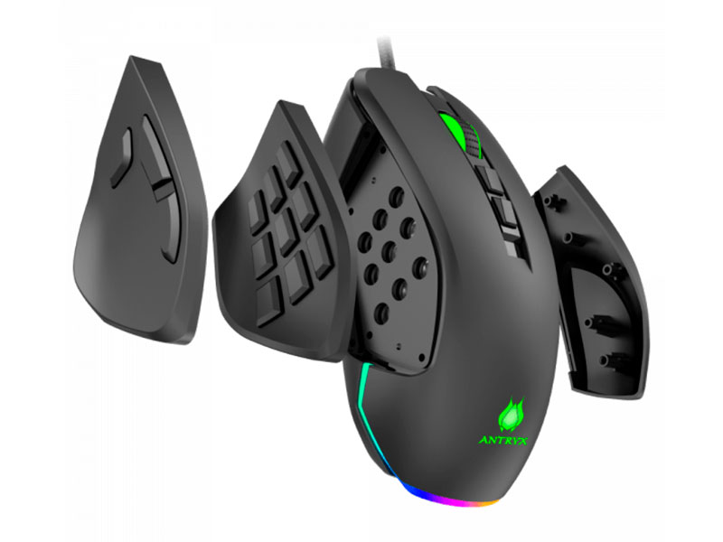 MOUSE ANTRYX GAMING XCALIBUR CHROME STROM AGM-C57500K