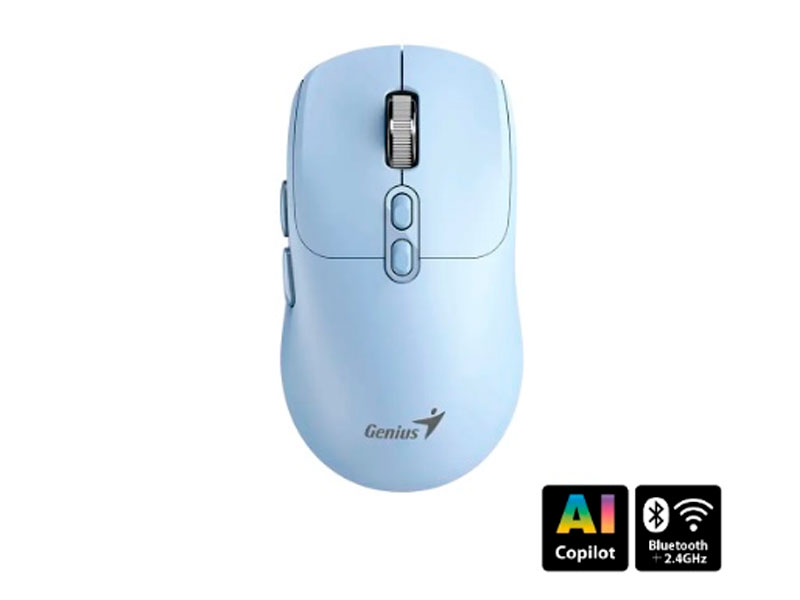 MOUSE GENIUS NX-8080S BLUE BT AI COPILOT WIRELESS 31030042402