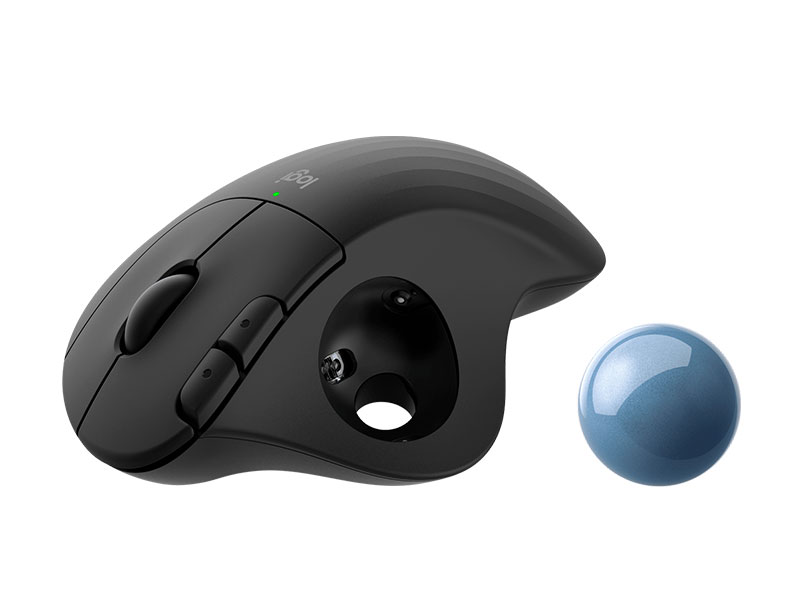 MOUSE LOGITECH ERGO M575S WIRELESS/ BT TRACKBALL BLACK