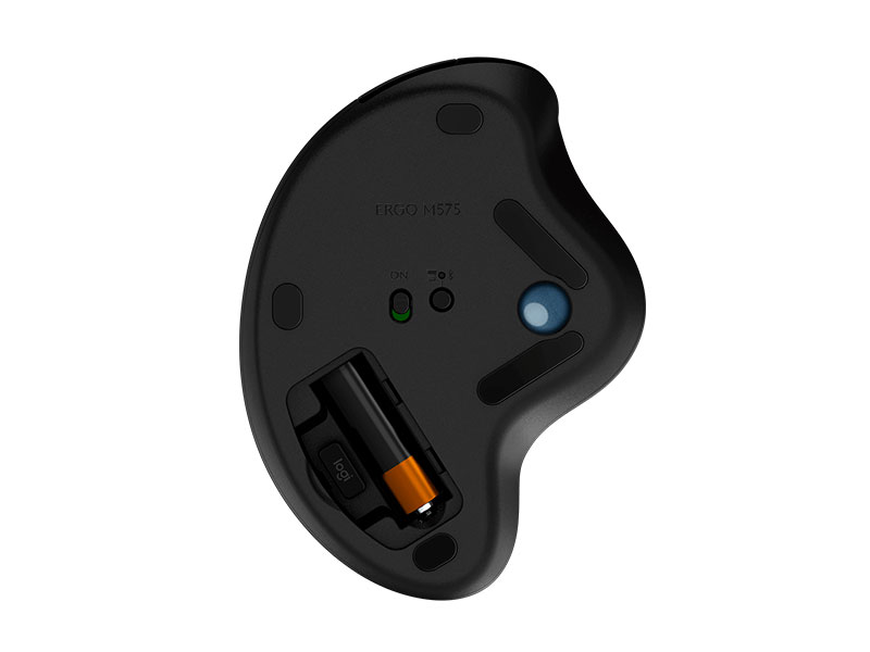 MOUSE LOGITECH ERGO M575S WIRELESS/ BT TRACKBALL BLACK