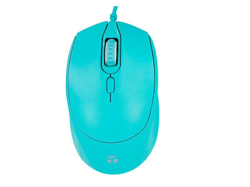 MOUSE TEROS TE-1227S OPTICO USB DPI  800-1200-1600 4 BOTONES VERDE