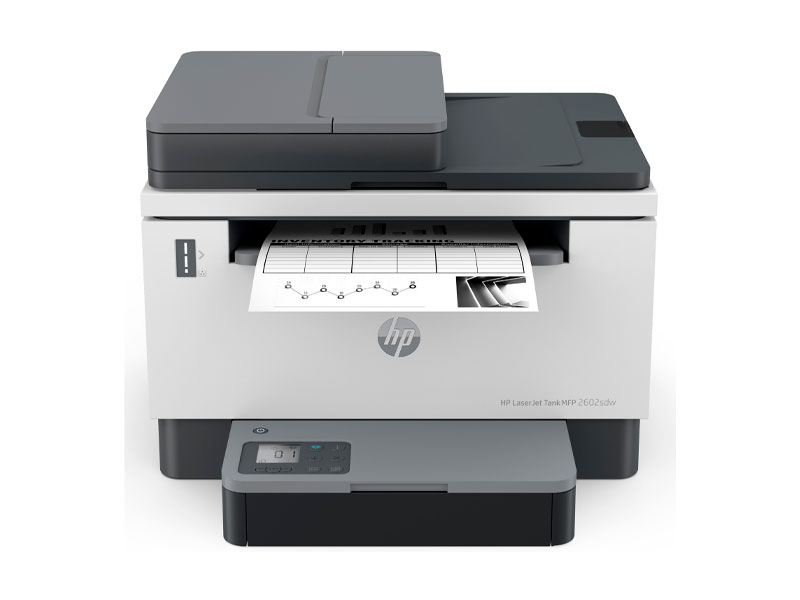IMPRESORA MULTIFUNCIONAL LASERJET HP TANK MFP 2602SDW B/N