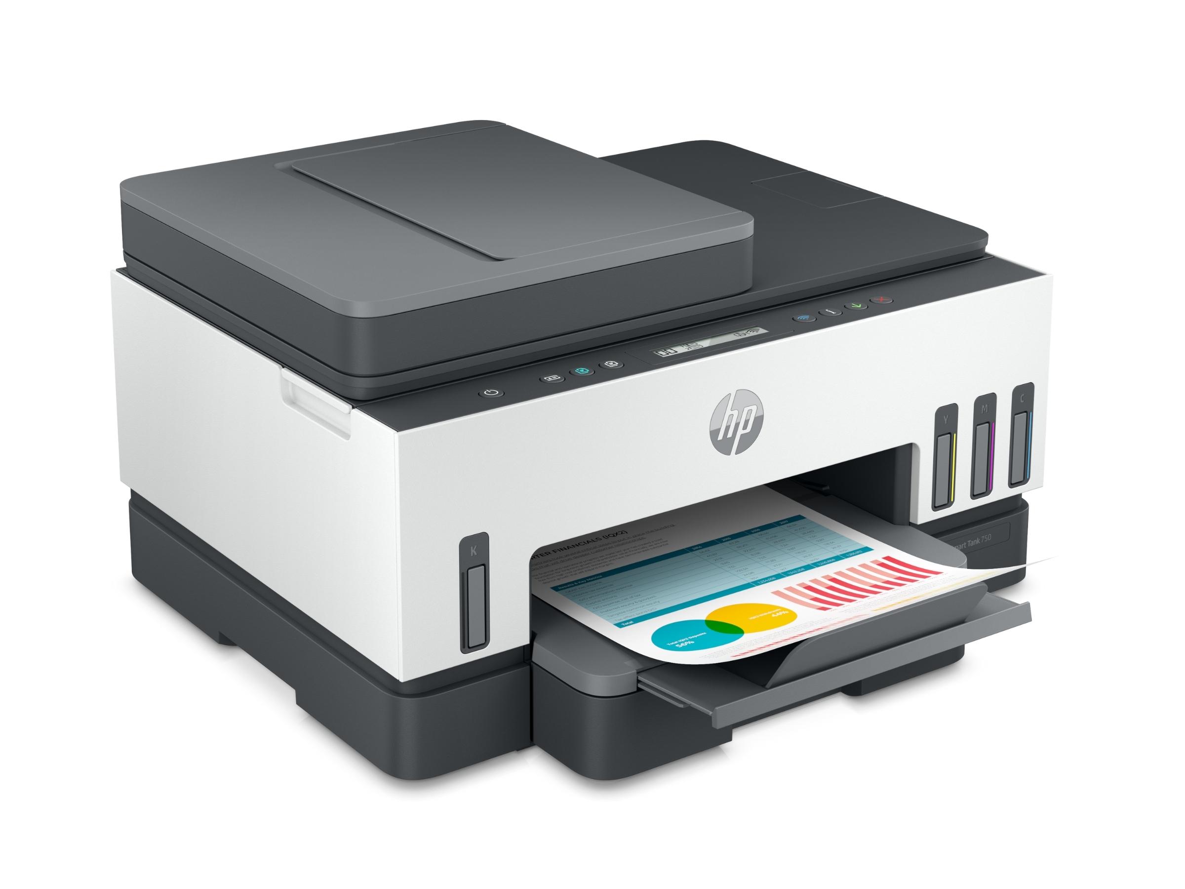 IMPRESORA MULTIFUNCIONAL HP SMART TANK 750 WIFI/BT/LAN
