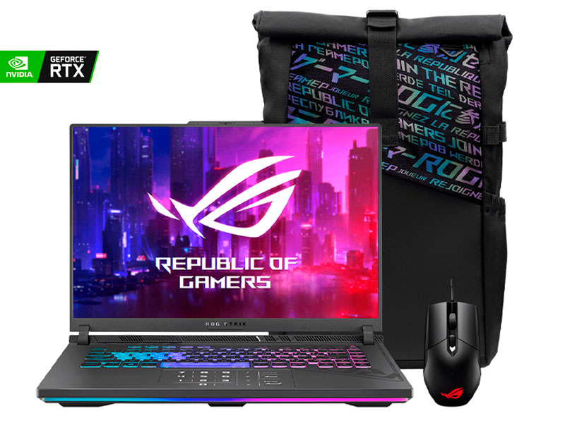 LAPTOP GAMER ASUS ROG STRIX G16 GeForce RTX™ 4060/ I9-14900HX/ SSD1TB/ 16GB/ V8GB/ W11/16