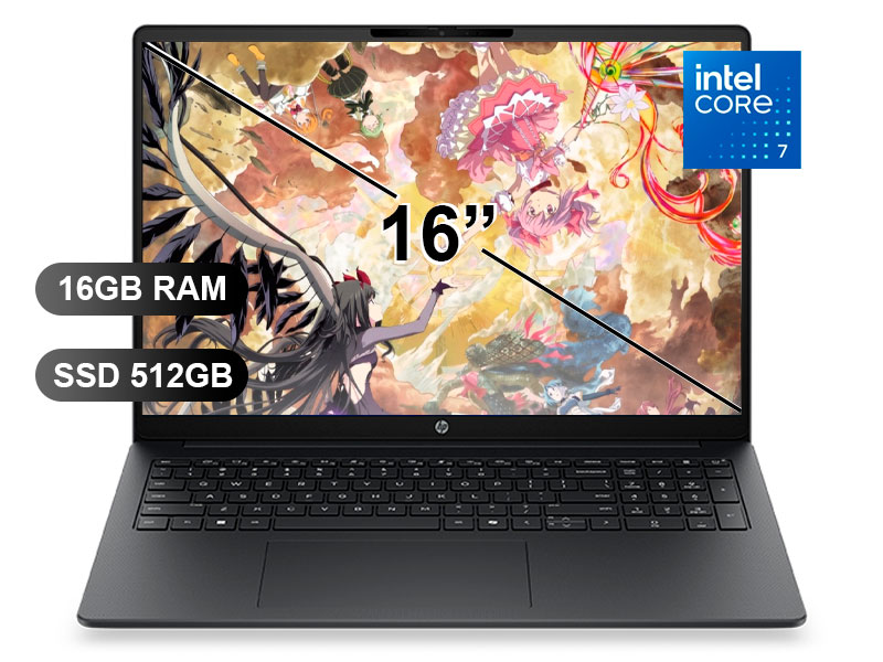 LAPTOP HP 200 G2A CORE 7 -150U/ 16GB/ SSD512GB/ 16/ FREE/ D61M2LT