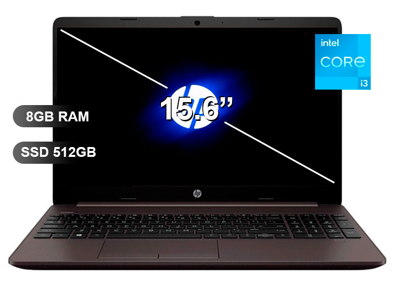 LAPTOP HP 250 G9 I3-1215U/ 8GB/ SSD512GB/ 15.6/ FREE/ 7C6E5LA