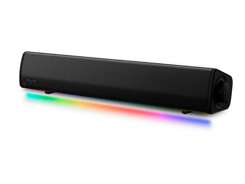 PARLANTE CREATIVE GAMING SOUND BAR GS3 RGB 24W BT 5.4 USB-C BLACK 51MF8465AA000