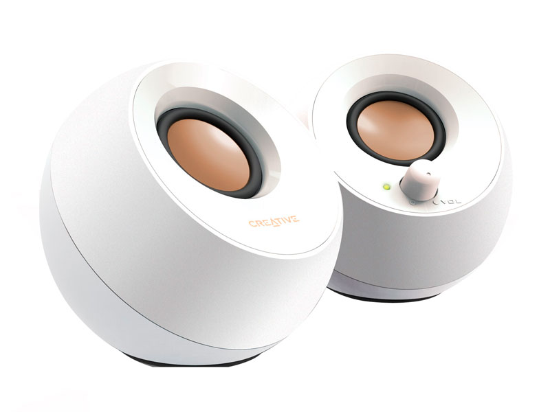 PARLANTE CREATIVE PEBBLE 2.0 USB WHITE 51MF1680AA001