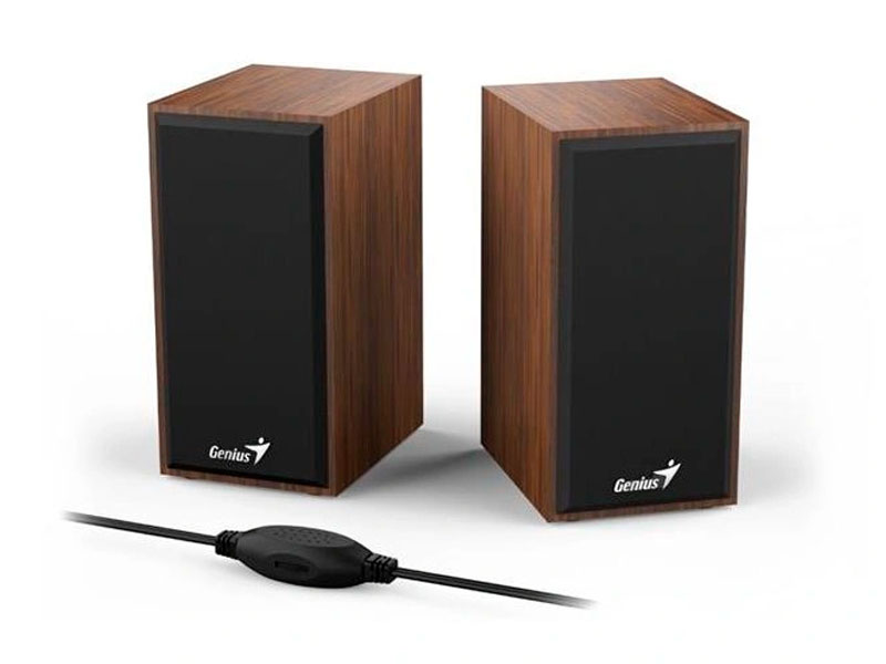 PARLANTE GENIUS SP-HF180 USB POWER 6W WOOD (31730029400)