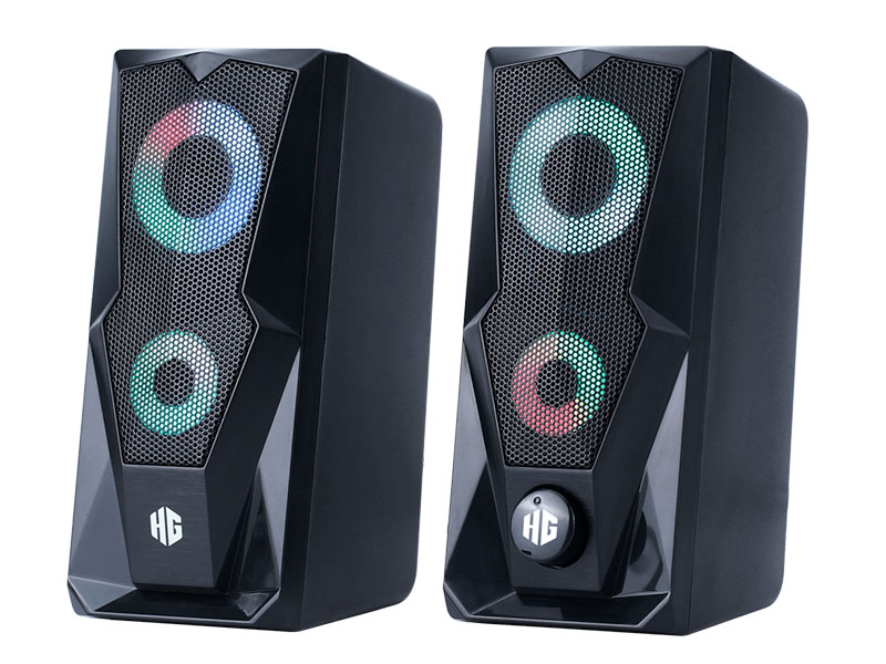PARLANTE HALION GAMER HA-S229 USB 2.0 LED 7 COLERES