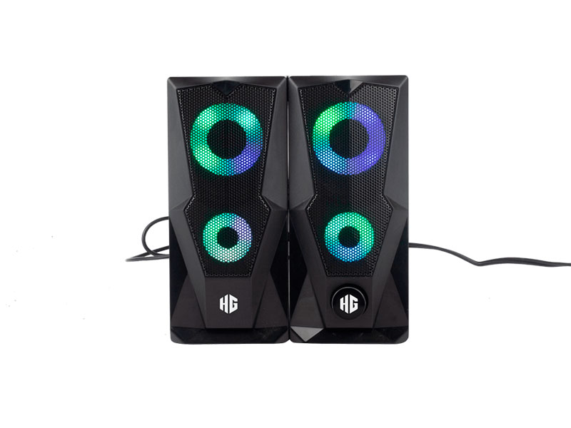 PARLANTE HALION GAMER HA-S229 USB 2.0 LED 7 COLERES