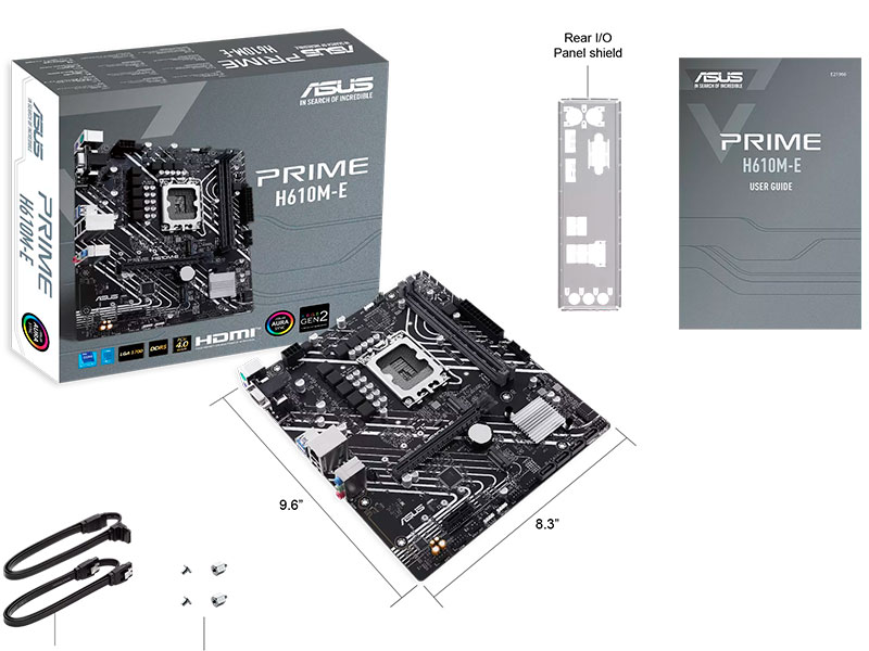 PLACA ASUS PRIME H610M-E DRR5 LGA1700