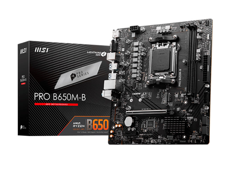 PLACA MSI PRO B650M-B AMD AM5 S/ V/ L DDR5 