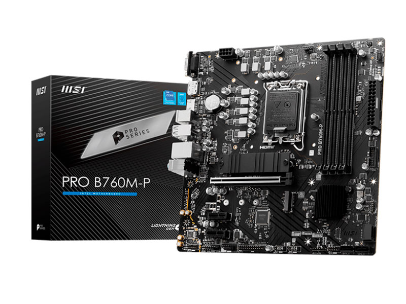 PLACA MSI PRO B760M-P LGA1700 SVL DDR5