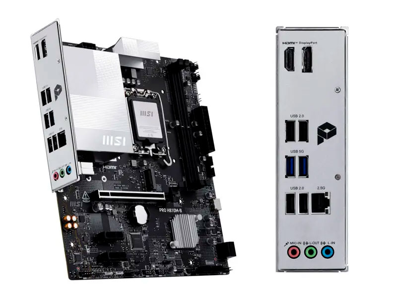 PLACA MSI PRO H810M-B LGA 1851 HDMI/ DP/ mATX