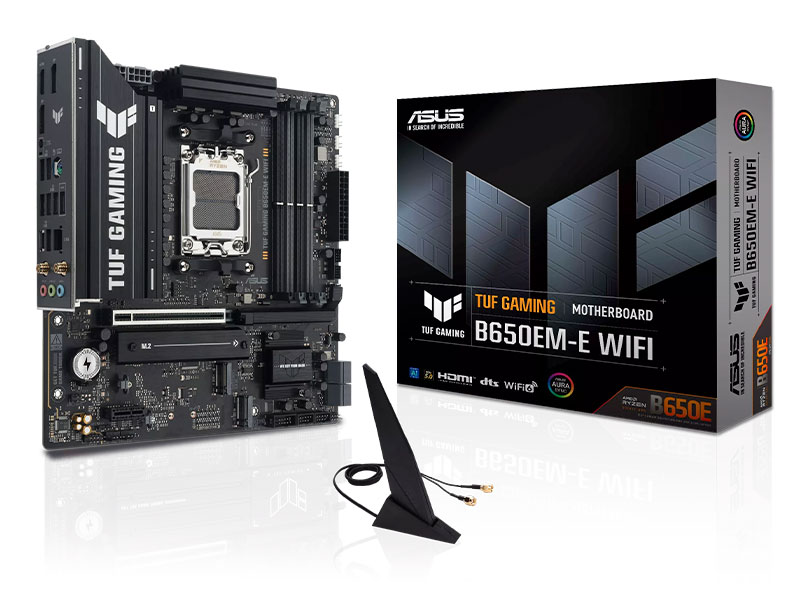 PLACA SUS TUF GAMING B650EM-E WIFI AMD B650 Socket AM5 mATX