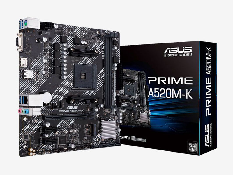 PLACA ASUS PRIME AMD A520M-K DDR4/ 2933MHZ/ HDMI/ VGA