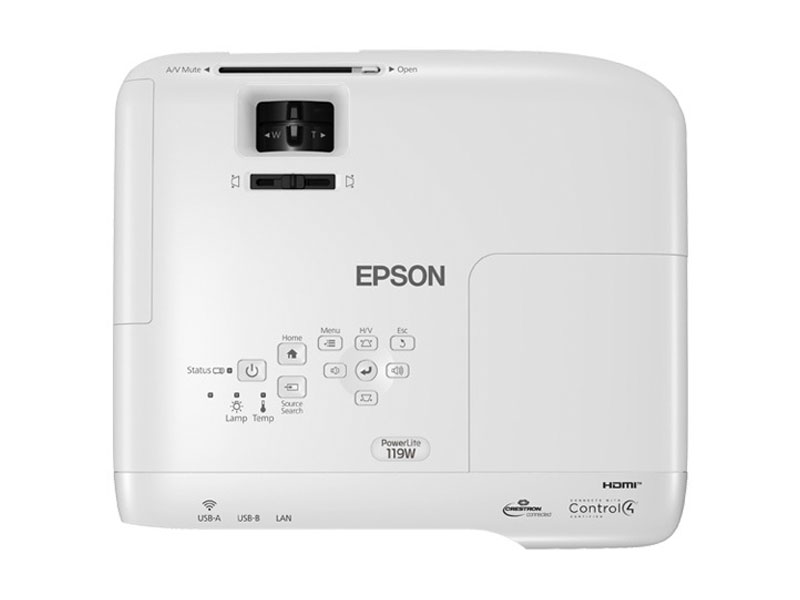 PROYECTOR EPSON 119W 3LCD WXGA con Dial HDMI 4000LUM