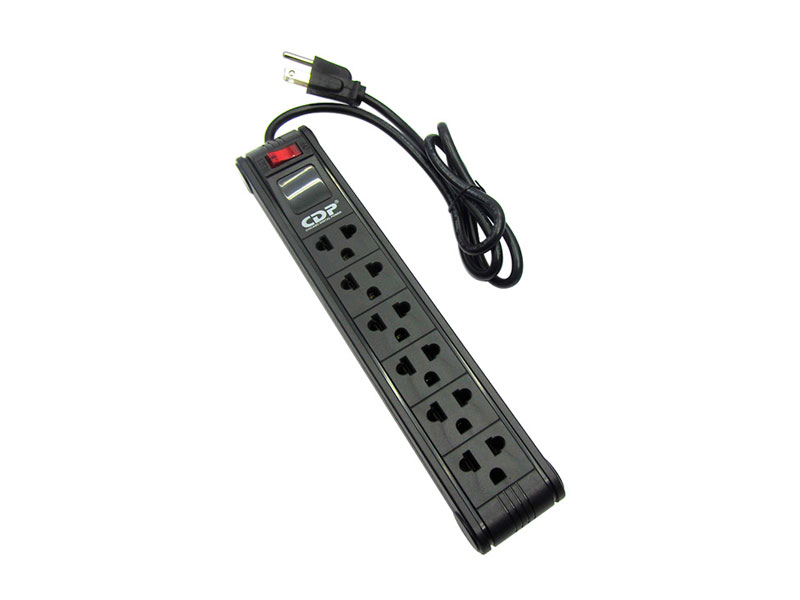 REGLETA CDP 06 TOMAS  R-SS6I 220V BLACK