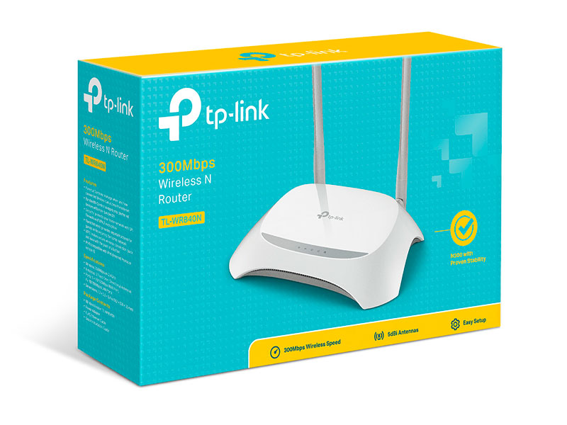ROUTER TP-LINK TL-WR840N WIRELESS N 300M