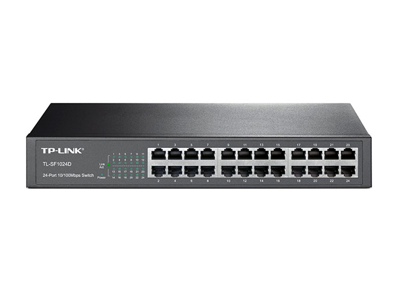 SWITCH TP-LINK 24PORT 10/100 TL-SF1024D METÁLICO