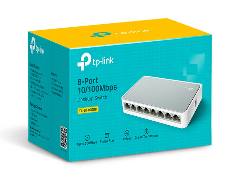 SWITCH TP-LINK 8PORT TL-SF1008D 10/100