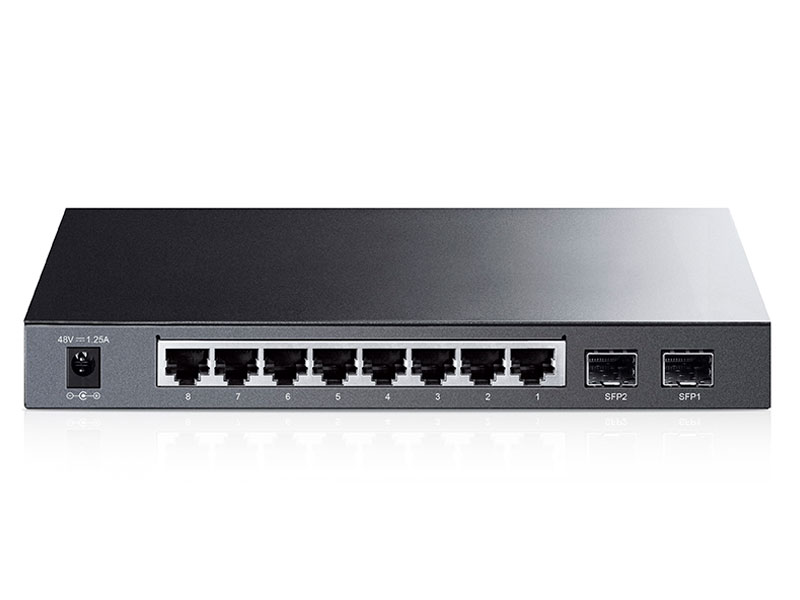 SWITCH TP-LINK OMADA SG2210P 10PORT GIGABIT SMART 8-PORT POE+ 2 RANURAS SFP