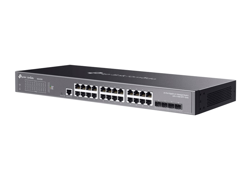 SWITCH TP-LINK OMADA SG3428X 24PORT GIGABIT L2+ MANAGED 4 10GE SFP+ SLOTS