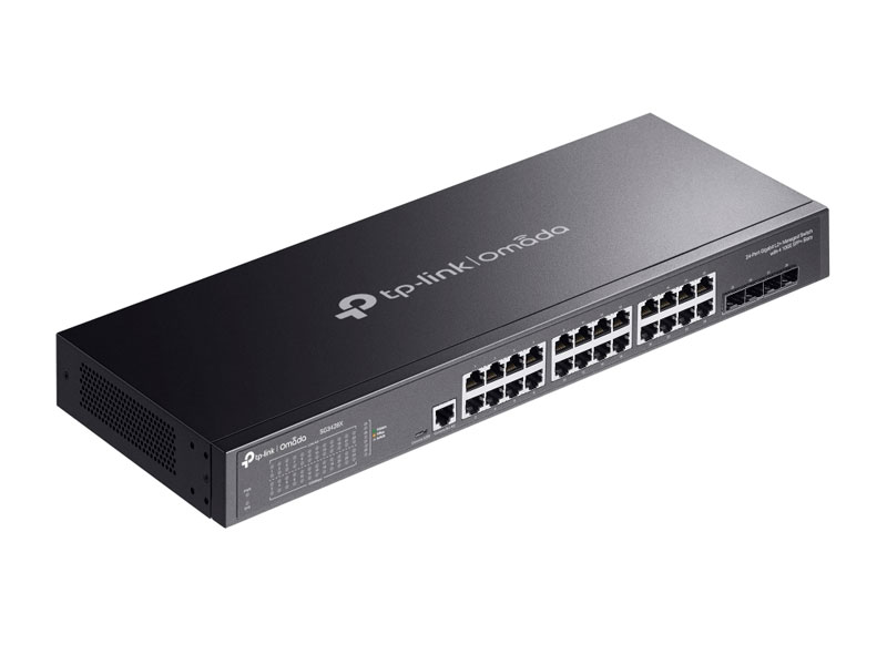 SWITCH TP-LINK OMADA SG3428X 24PORT GIGABIT L2+ MANAGED 4 10GE SFP+ SLOTS