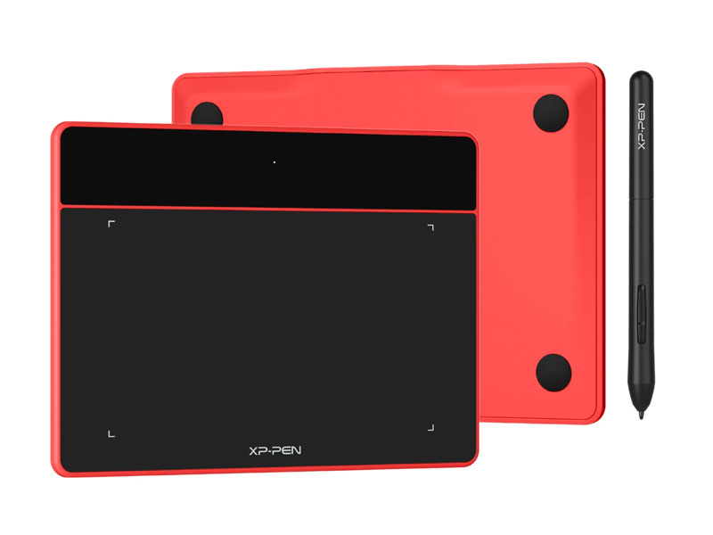 TABLETA GRAFICA XP-PEN DECO FUN S CT640-ROJO CARMIN
