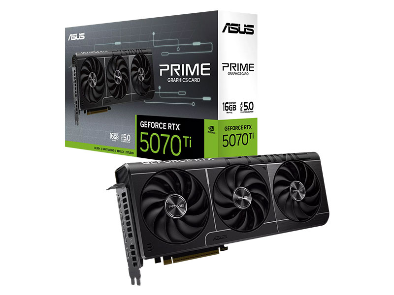 TARJETA DE VIDEO ASUS PRIME DUAL RTX5070TI 16GB GDDR7 PCIe Gen 5.0
