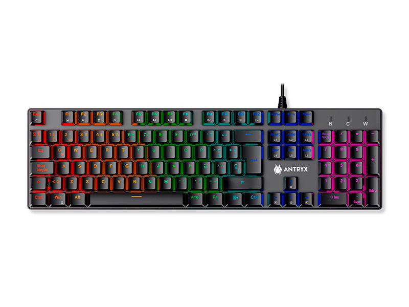 TECLADO MECANICO ANTRYX MK760L BLACK/ BLUE 