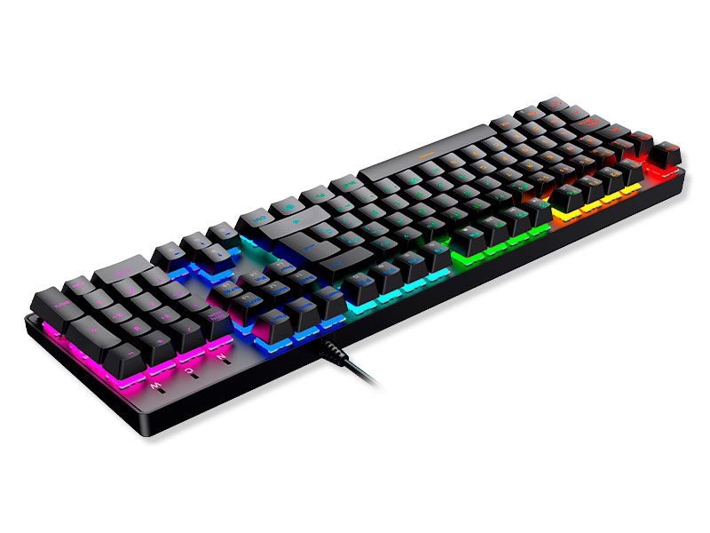 TECLADO MECANICO ANTRYX MK760L BLACK/ BLUE 