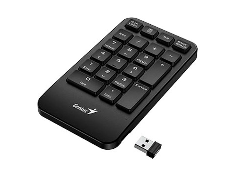 TECLADO NUMERICO GENIUS NUMPAD 1000 WIRELES CON TECLA COPILOTO 313200003400
