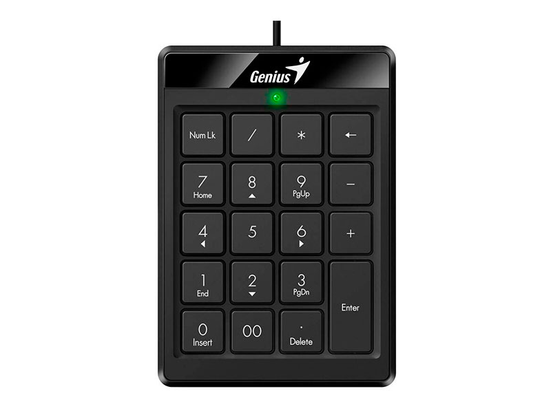 TECLADO NUMERICO GENIUS NUMPAD 110 USB CHOCOLATE KEYS BLACK(31300016400)