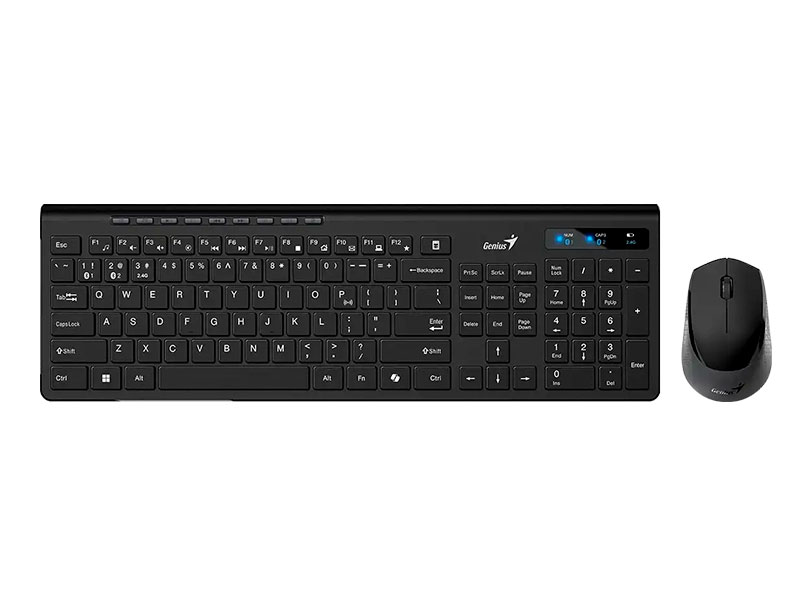 TECLADO Y MOUSE GENIUS SLIM STAR 8230 AI COPILOT WIRELES BT 31340015401