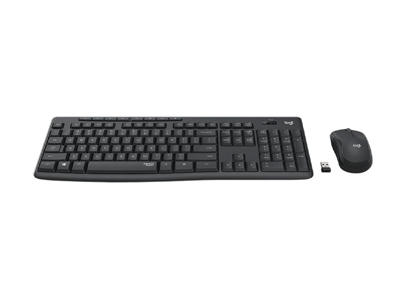 TECLADO Y MOUSE LOGITECH MK295 SILENT BLACK WIRELESS
