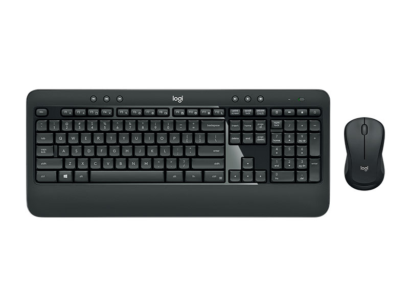 TECLADO Y MOUSE LOGITECH MK540  WIRELESS USB SP BLACK