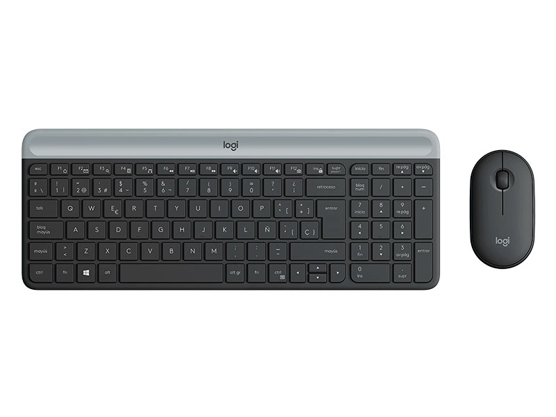 TECLADO Y MOUSE LOGITECH SLIM MK470 WIRELESS / BLACK