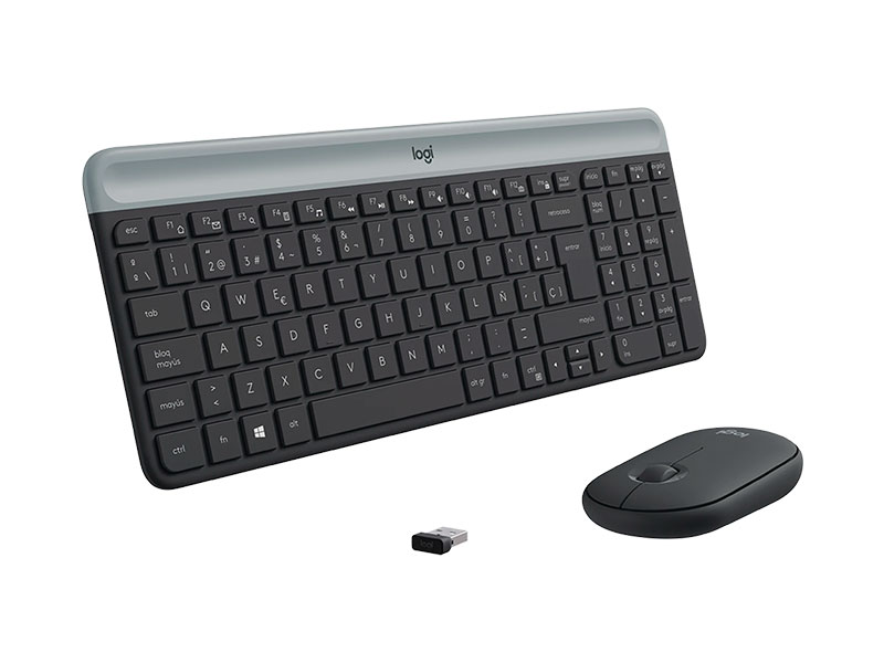 TECLADO Y MOUSE LOGITECH SLIM MK470 WIRELESS / BLACK