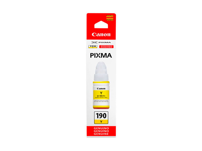 TINTA CANON GI-190Y P/G3100/G2100 YELLOW