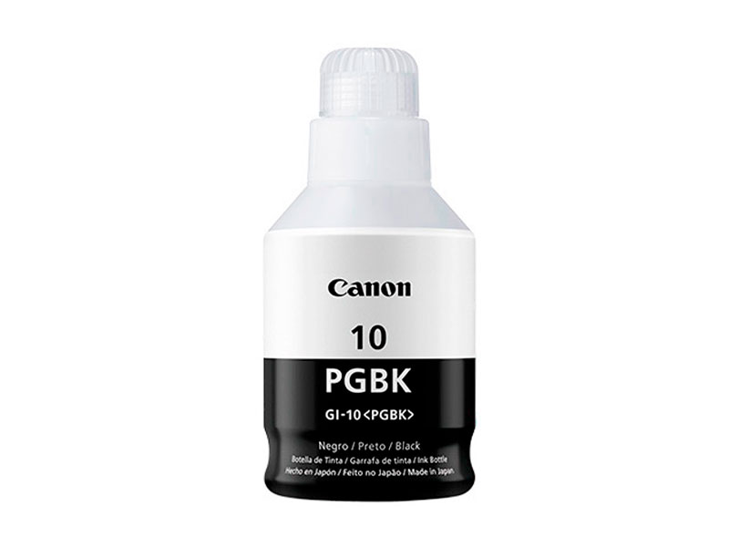 TINTA CANON GI-10PGBK BLACK P/G510/G5011/G6010/G6011