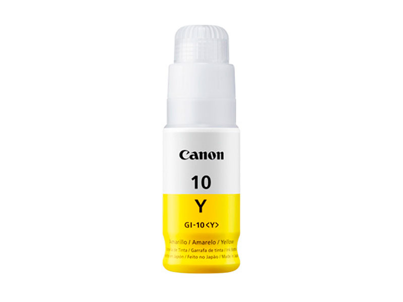 TINTA CANON GI-10Y YELLOW P/ G510/ G5011/ G6010/ G6011