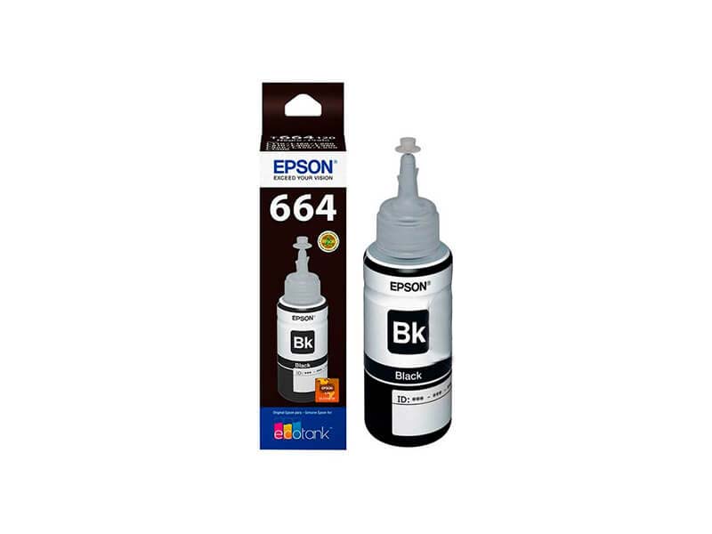 BOTELLA DE TINTA EPSON T664120 NEGRO