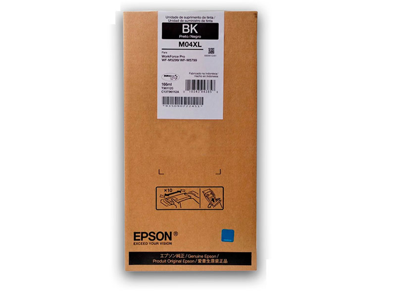 TINTA EPSON T961120 P/WF-M5299/ M5799/ (M04XL) BLACK 166ML