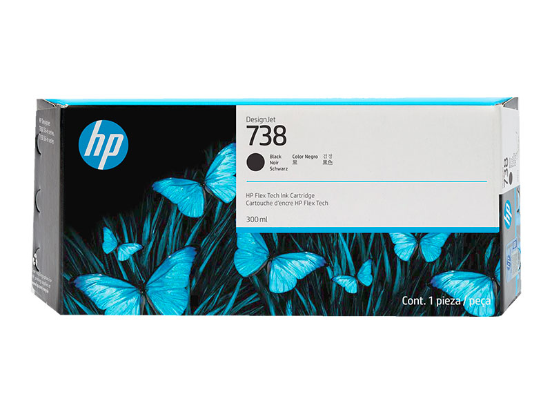 TINTA HP 498N8A (738) BLACK P/ DJ T850/ T950 300ML