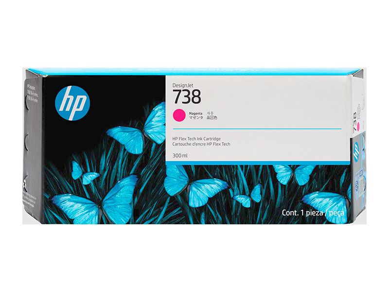 TINTA HP 676M7A (738) MAGENTA P/ DJ T850/ T950 300ML