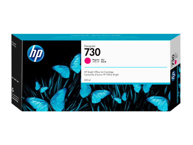 TINTA HP P2V69A (730) MAGENTA P/ DESIGNJET INK 300ML